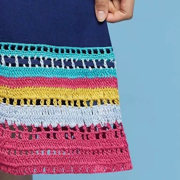 Akemi + Kin Crochet Trim Swing Dress Anthropologie - Picture 3 of 3